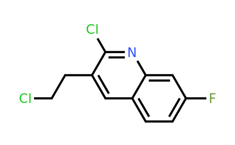 CAS 948294-56-2 | 2-Chloro-3-(2-chloroethyl)-7-fluoroquinoline