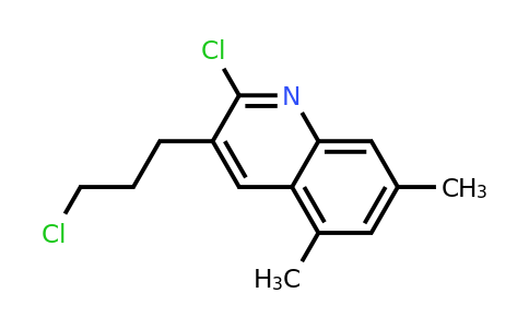 CAS 948294-58-4 | 2-Chloro-3-(3-chloropropyl)-5,7-dimethylquinoline