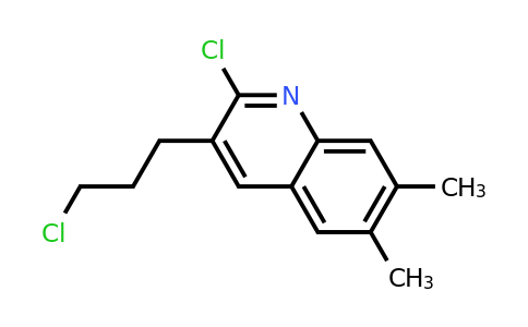 CAS 948294-60-8 | 2-Chloro-3-(3-chloropropyl)-6,7-dimethylquinoline