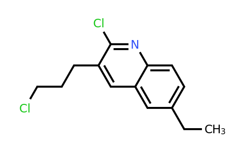 CAS 948294-64-2 | 2-Chloro-3-(3-chloropropyl)-6-ethylquinoline