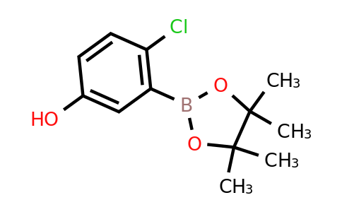 CAS 948592-54-9 | 4-Chloro-3-(4,4,5,5-tetramethyl-1,3,2-dioxaborolan-2-YL)phenol