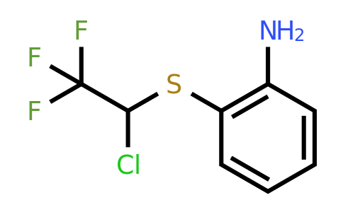CAS 949259-77-2 | 2-((1-Chloro-2,2,2-trifluoroethyl)thio)aniline