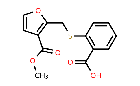 CAS 949297-71-6 | 2-({[3-(methoxycarbonyl)furan-2-yl]methyl}sulfanyl)benzoic acid