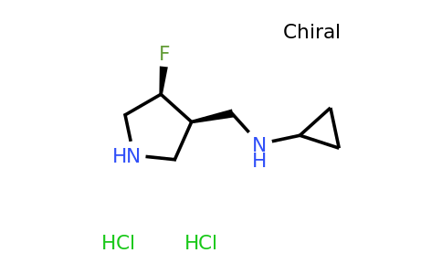 CAS 949495-06-1 | N-{[(3R,4S)-4-fluoropyrrolidin-3-yl]methyl}cyclopropanamine dihydrochloride