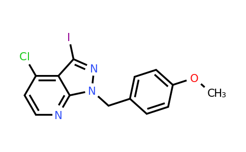 CAS 949558-31-0 | 4-chloro-3-iodo-1-[(4-methoxyphenyl)methyl]-1H-pyrazolo[3,4-b]pyridine