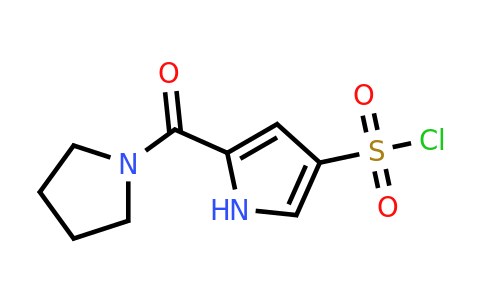 CAS 950094-39-0 | 5-(Pyrrolidine-1-carbonyl)-1H-pyrrole-3-sulfonyl chloride