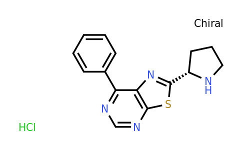 CAS 950192-41-3 | (S)-7-Phenyl-2-(pyrrolidin-2-yl)thiazolo[5,4-d]pyrimidine hydrochloride