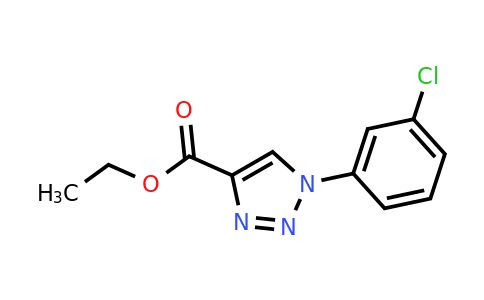 CAS 950271-98-4 | 1-(3-Chloro-phenyl)-1H-[1,2,3]triazole-4-carboxylic acid ethyl ester