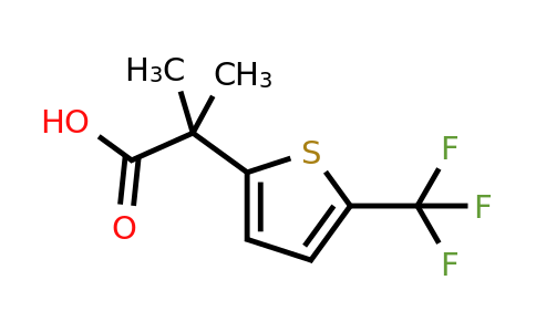 CAS 950604-92-9 | 2-methyl-2-[5-(trifluoromethyl)thiophen-2-yl]propanoic acid
