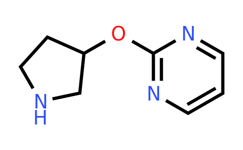 CAS 950648-95-0 | 2-(Pyrrolidin-3-yloxy)pyrimidine