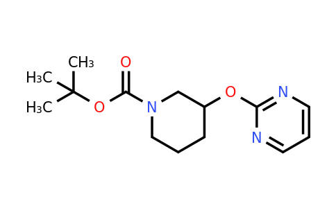 CAS 950649-02-2 | 3-(Pyrimidin-2-yloxy)-piperidine-1-carboxylic acid tert-butyl ester