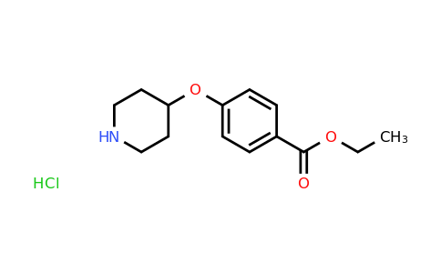 CAS 950649-15-7 | Ethyl 4-(piperidin-4-yloxy)benzoate hydrochloride