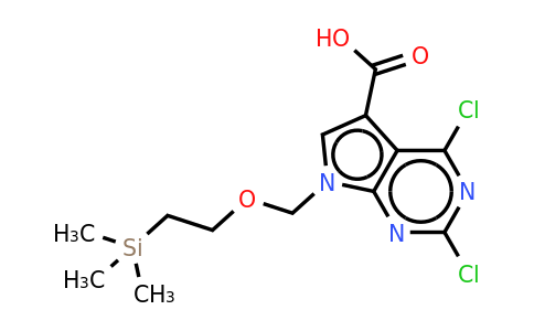 CAS 950661-85-5 | 2,4-Dichloro-7-sem-7H-pyrrolo[2,3-D]pyrimidine-5-carboxylic acid