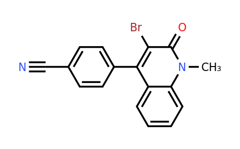 CAS 950985-29-2 | 3-Bromo-4-(4-cyanophenyl)-1-methyl-2-oxo-1,2-dihydroquinoline