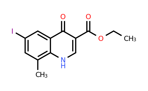 CAS 951006-39-6 | Ethyl 6-iodo-8-methyl-4-oxo-1,4-dihydroquinoline-3-carboxylate