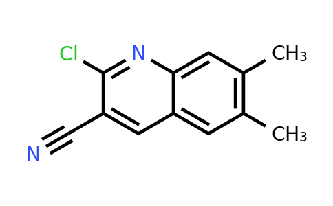 CAS 95104-22-6 | 2-Chloro-6,7-dimethyl-quinoline-3-carbonitrile
