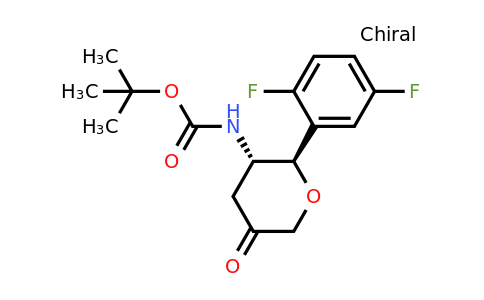 CAS 951127-25-6 | tert-butyl N-[(2R,3S)-2-(2,5-difluorophenyl)-5-oxooxan-3-yl]carbamate