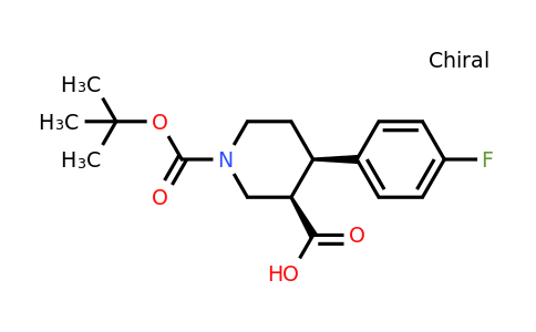 CAS 951167-03-6 | (3R,4R)-1-(tert-Butoxycarbonyl)-4-(4-fluorophenyl)piperidine-3-carboxylic acid
