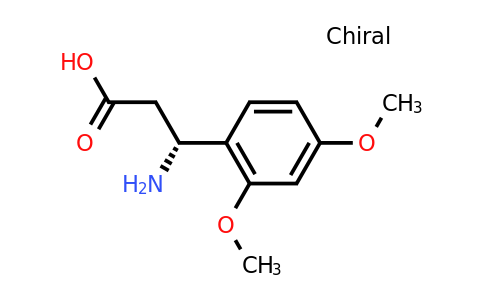 CAS 951174-47-3 | (3R)-3-Amino-3-(2,4-dimethoxyphenyl)propanoic acid