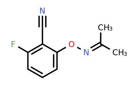 CAS 951624-27-4 | 2-Fluoro-6-((propan-2-ylideneamino)oxy)benzonitrile
