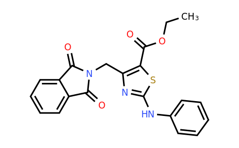 CAS 951624-33-2 | Ethyl 4-((1,3-dioxoisoindolin-2-yl)methyl)-2-(phenylamino)thiazole-5-carboxylate