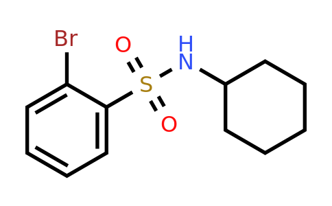 CAS 951883-95-7 | 2-Bromo-N-cyclohexylbenzenesulfonamide