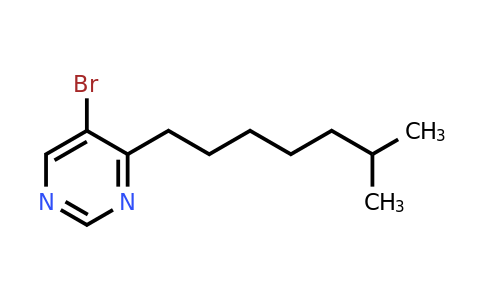 CAS 951884-24-5 | 5-Bromo-4-(6-methylheptyl)pyrimidine