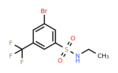 CAS 951884-79-0 | 3-Bromo-N-ethyl-5-(trifluoromethyl)benzenesulfonamide