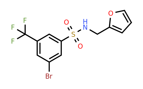CAS 951884-84-7 | 3-Bromo-N-(furan-2-ylmethyl)-5-(trifluoromethyl)benzenesulfonamide