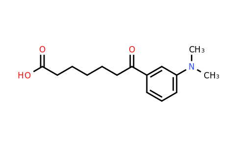 CAS 951889-07-9 | 7-(3-(Dimethylamino)phenyl)-7-oxoheptanoic acid