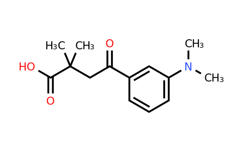 CAS 951892-95-8 | 4-(3-(Dimethylamino)phenyl)-2,2-dimethyl-4-oxobutanoic acid