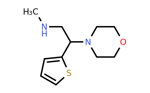 CAS 951903-69-8 | Methyl[2-(morpholin-4-yl)-2-(thiophen-2-yl)ethyl]amine