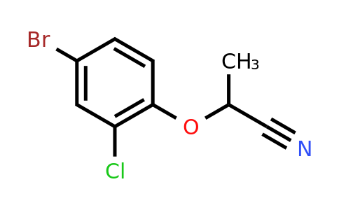 CAS 951920-69-7 | 2-(4-bromo-2-chlorophenoxy)propanenitrile