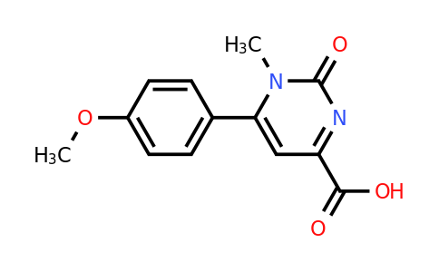 CAS 951958-27-3 | 6-(4-Methoxyphenyl)-1-methyl-2-oxo-1,2-dihydropyrimidine-4-carboxylic acid