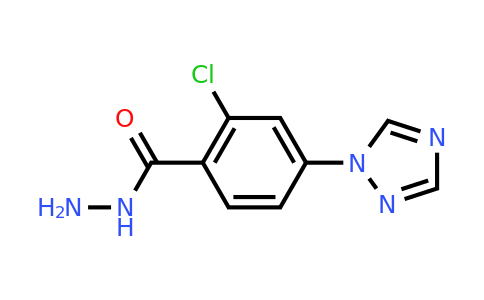 CAS 952183-16-3 | 2-Chloro-4-(1H-1,2,4-triazol-1-yl)benzohydrazide