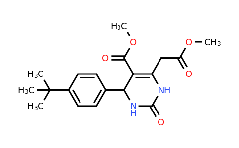 CAS 952183-65-2 | Methyl 4-(4-(tert-butyl)phenyl)-6-(2-methoxy-2-oxoethyl)-2-oxo-1,2,3,4-tetrahydropyrimidine-5-carboxylate