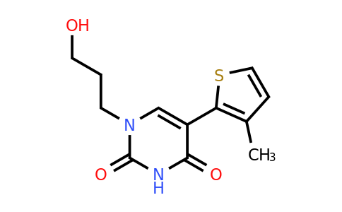 CAS 952402-29-8 | 1-(3-Hydroxypropyl)-5-(3-methylthiophen-2-yl)pyrimidine-2,4(1H,3H)-dione