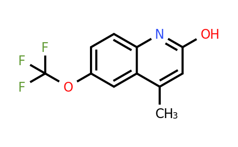 CAS 952443-82-2 | 4-Methyl-6-(trifluoromethoxy)quinolin-2-ol