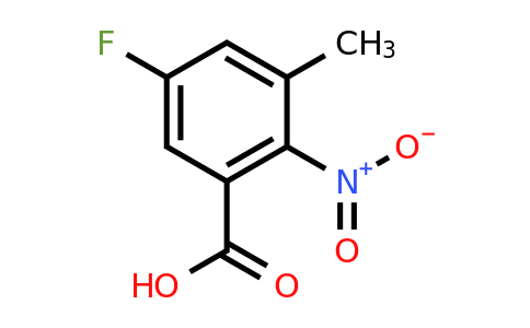 CAS 952479-96-8 | 5-fluoro-3-methyl-2-nitrobenzoic acid