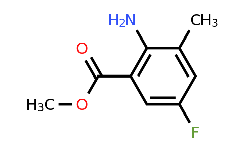 CAS 952479-98-0 | methyl 2-amino-5-fluoro-3-methylbenzoate
