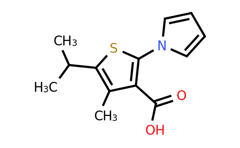 CAS 952959-50-1 | 5-Isopropyl-4-methyl-2-(1H-pyrrol-1-yl)thiophene-3-carboxylic acid