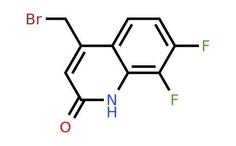 CAS 953070-72-9 | 4-(Bromomethyl)-7,8-difluoroquinolin-2(1H)-one