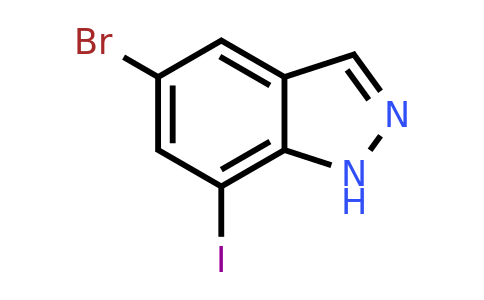 CAS 953410-86-1 | 5-Bromo-7-iodo-1H-indazole