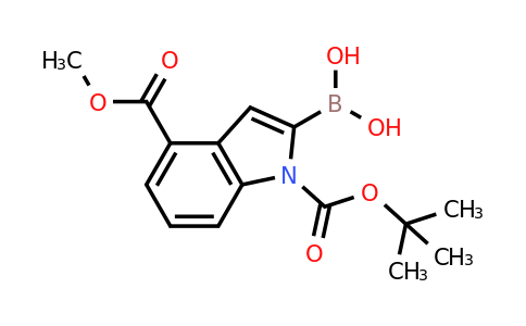 CAS 953411-03-5 | 2-borono-1H-indole-1,4-dicarboxylic acid-1-(1,1-dimethylethyl) 4-methyl ester