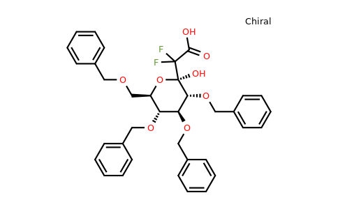 CAS 953423-53-5 | 2,2-difluoro-2-[(2R,3R,4S,5R,6R)-3,4,5-tribenzyloxy-6-(benzyloxymethyl)-2-hydroxy-tetrahydropyran-2-yl]acetic acid