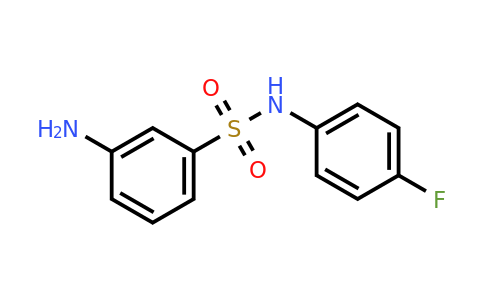 CAS 953717-92-5 | 3-Amino-N-(4-fluorophenyl)benzenesulfonamide