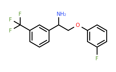 CAS 953718-47-3 | 2-(3-fluorophenoxy)-1-[3-(trifluoromethyl)phenyl]ethan-1-amine
