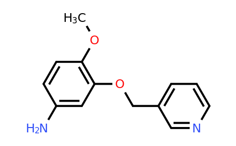 CAS 953721-19-2 | 4-Methoxy-3-(pyridin-3-ylmethoxy)aniline