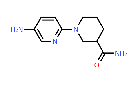 1-(5-Aminopyridin-2-yl)piperidine-3-carboxamide