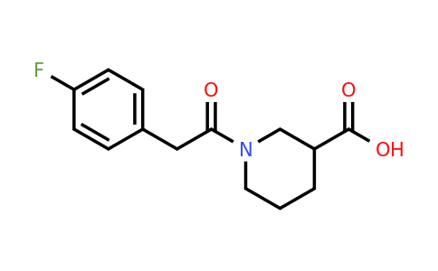 CAS 953726-38-0 | 1-[2-(4-Fluorophenyl)acetyl]piperidine-3-carboxylic acid